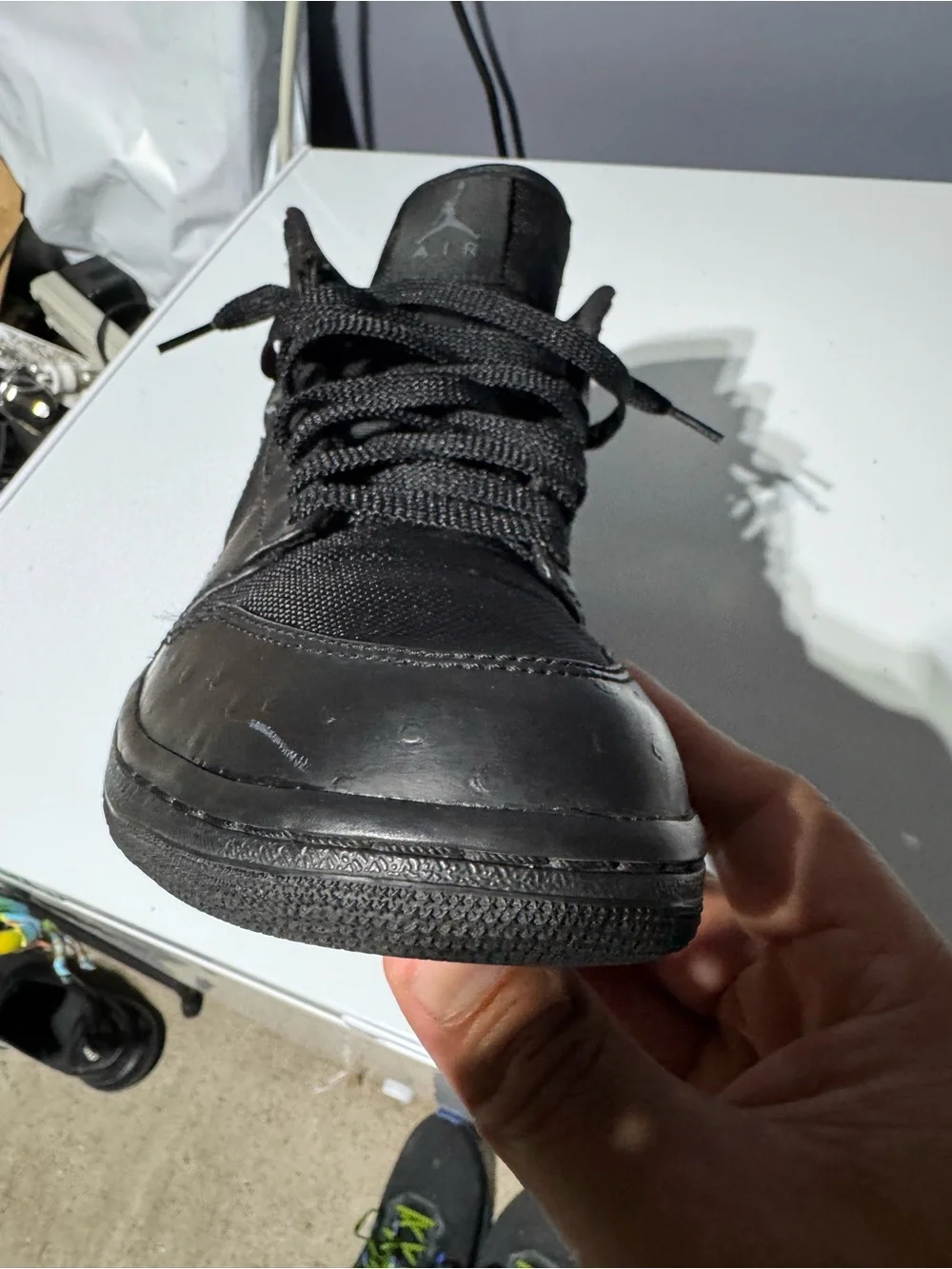 Jordan 1 retro Men’s High-Top Sneakers - Black/Black